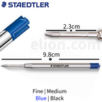 Staedtler Ballpoint Pen Refills Fine | Medium Blue, Parker Compatible - Ανταλλακτικά Στυλό