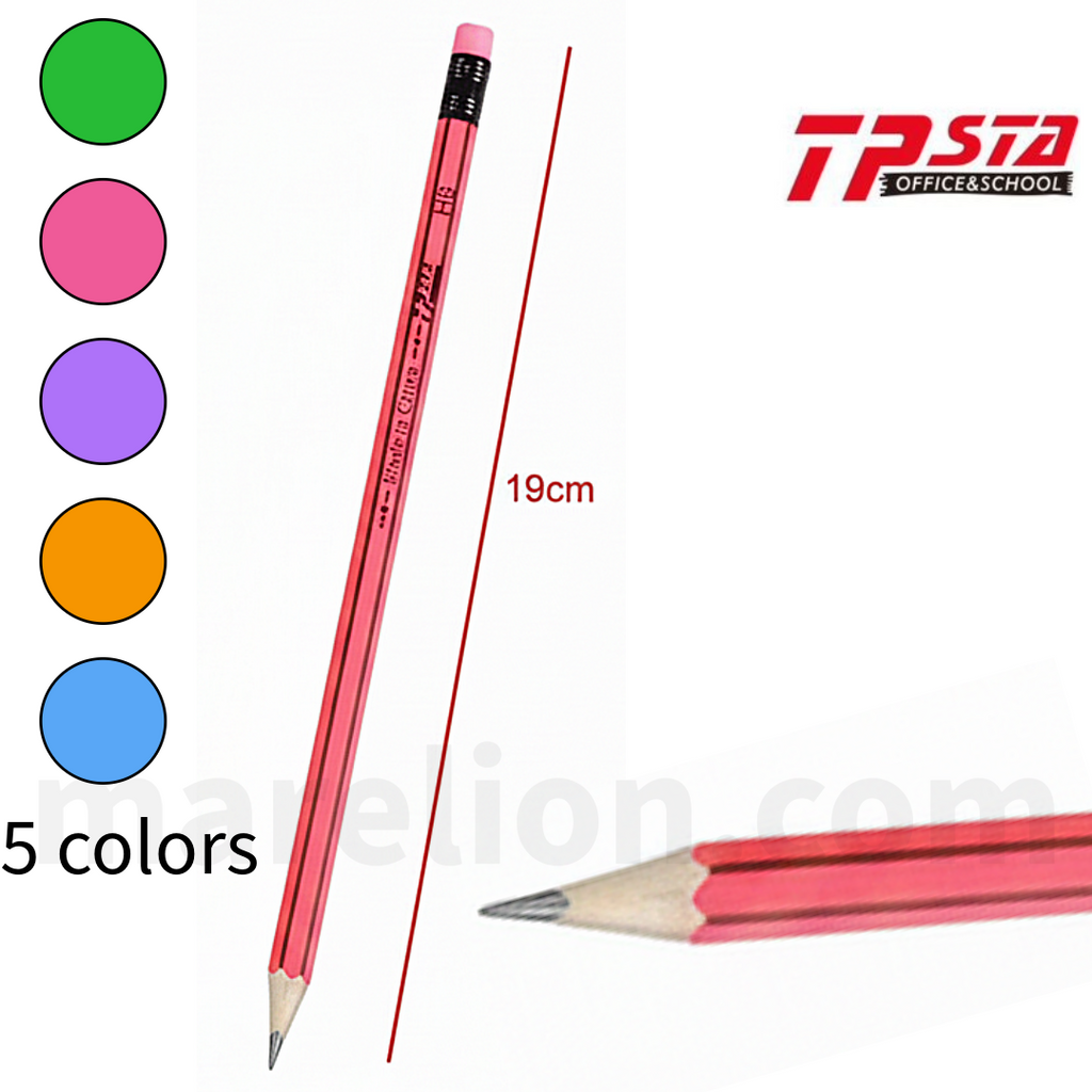 Tpsta 48pcs Fancy colors HB Graphite Pencils with Eraser - Μολύβι Γραφής με Γόμα - ΧΟΝΔΡΙΚΗ ΠΩΛΗΣΗ