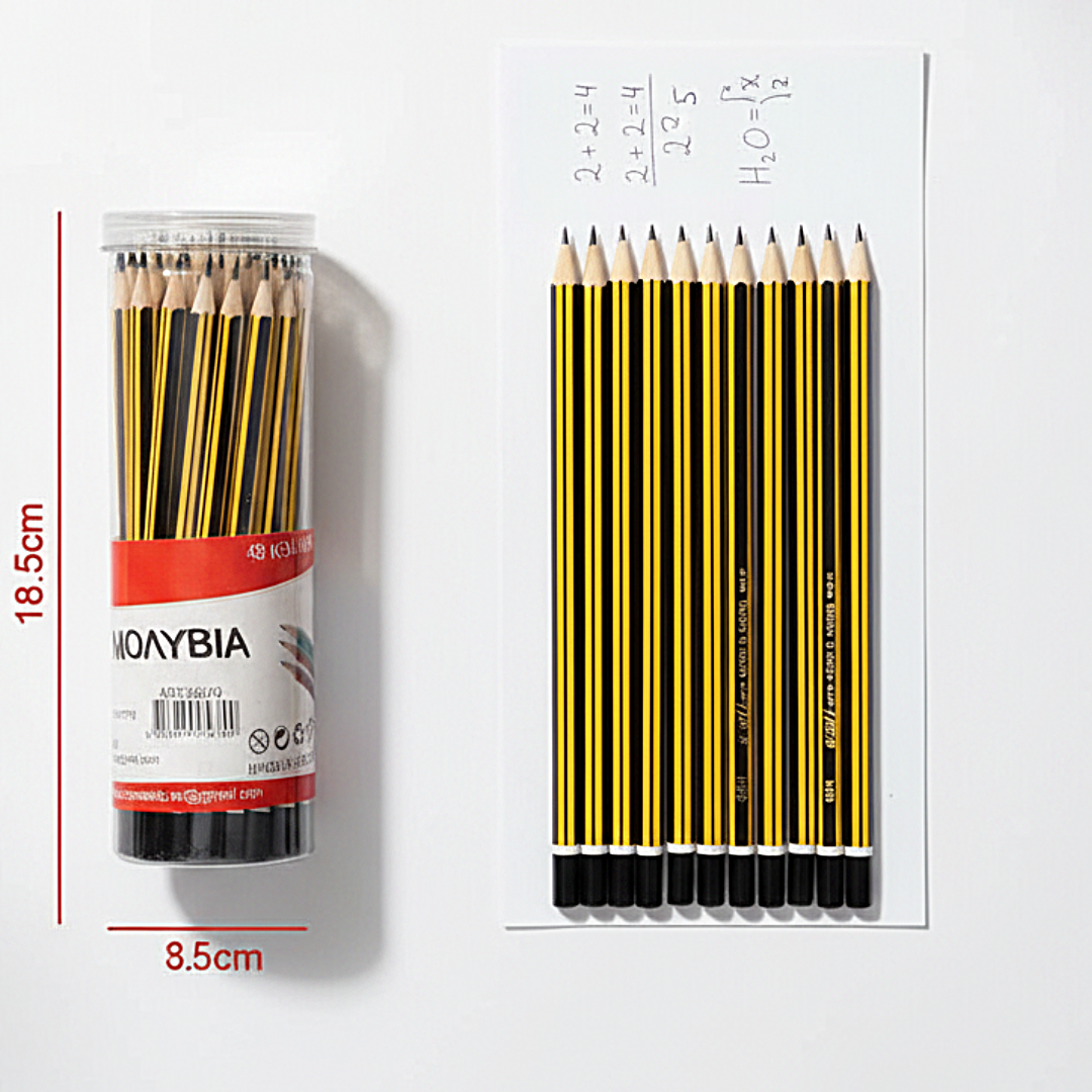 Tpsta 48pcs Graphite Pencils HB - Μολύβι Γραφής HB - ΧΟΝΔΡΙΚΗ ΠΩΛΗΣΗ