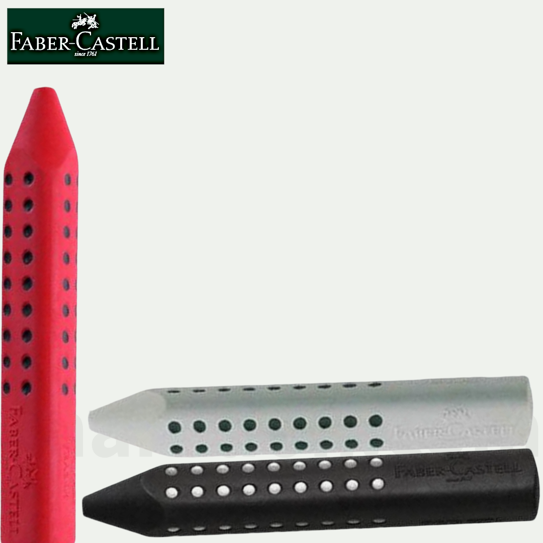 Faber Castell Grip Eraser, RED | BLACK | GREY - Γόμα Σχολικά σβηστήρια - ΧΟΝΔΡΙΚΗ ΠΩΛΗΣΗ