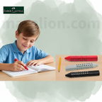 Faber Castell Grip Eraser, RED | BLACK | GREY - Γόμα Σχολικά σβηστήρια - ΧΟΝΔΡΙΚΗ ΠΩΛΗΣΗ