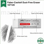 Faber Castell Dust-Free Eraser Large, 187120 - Γόμα Σβηστήρι