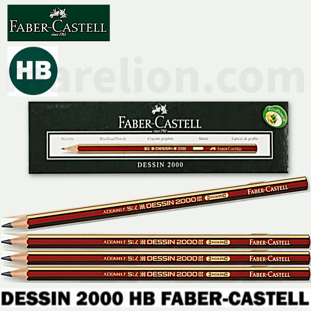Faber Castell Dessin 2000 HB Pencil - Μολύβι Γραφής - ΧΟΝΔΡΙΚΗ ΠΩΛΗΣΗ