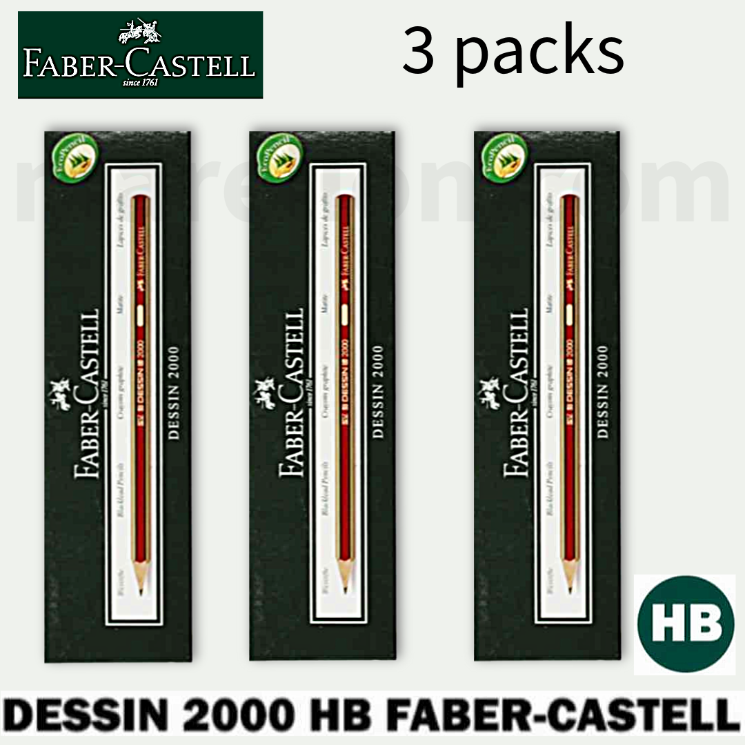 Faber Castell Dessin 2000 HB Pencil - Μολύβι Γραφής - ΧΟΝΔΡΙΚΗ ΠΩΛΗΣΗ