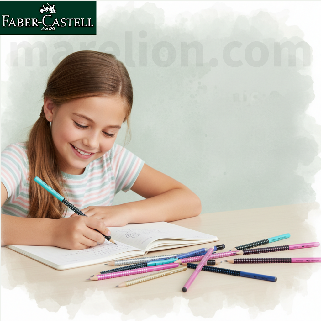 Faber Castell Grip Pencils, Grip, Sparkle - 11 Designs - Μολύβια Γραφής