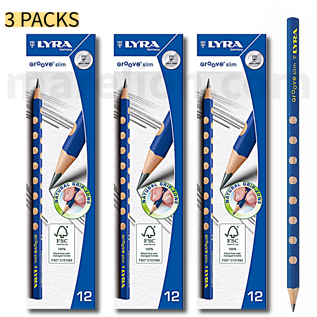 Lyra Groove Slim HB Graphite Pencil - Μολύβι Γραφής - ΧΟΝΔΡΙΚΗ ΠΩΛΗΣΗ