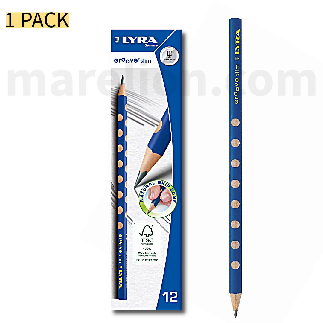 Lyra Groove Slim HB Graphite Pencil - Μολύβι Γραφής - ΧΟΝΔΡΙΚΗ ΠΩΛΗΣΗ