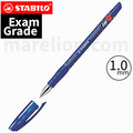 Stabilo Exam Grade pen with cap on a white background