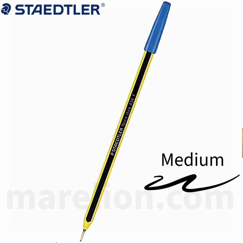 Staedtler Noris Stick 434 Ballpoint Pen Medium, BLUE | RED | BLACK -  Στυλό Διαρκείας - ΧΟΝΔΡΙΚΗ ΠΩΛΗΣΗ