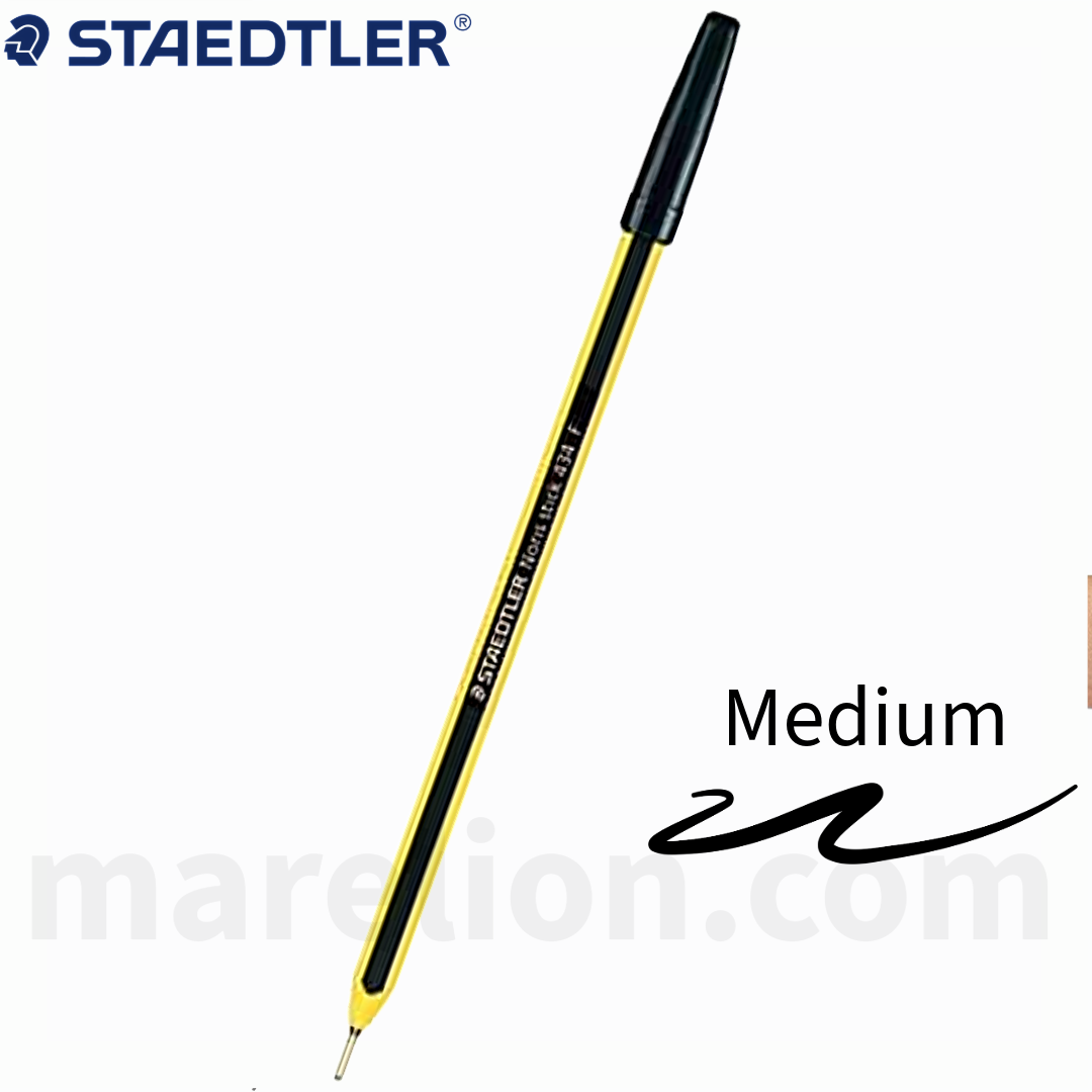 Staedtler Noris Stick 434 Ballpoint Pen Medium, BLUE | RED | BLACK -  Στυλό Διαρκείας - ΧΟΝΔΡΙΚΗ ΠΩΛΗΣΗ