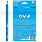Maped Color Peps My First Jumbo Colouring Pencils 12pcs - Χοντρές Ξυλομπογιές 12 Χρωμάτων
