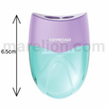 Keyroad Wave Pastel Double-Hole Pencil Sharpener - Διπλή Ξύστρα με Δοχείο