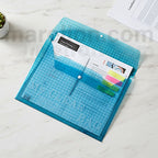 Foolscap A4 Button File Envelope Transparent 37x25.5cm - Φάκελος Κουμπί Ημιδιάφανο - ΧΟΝΔΡΙΚΗ ΠΩΛΗΣΗ