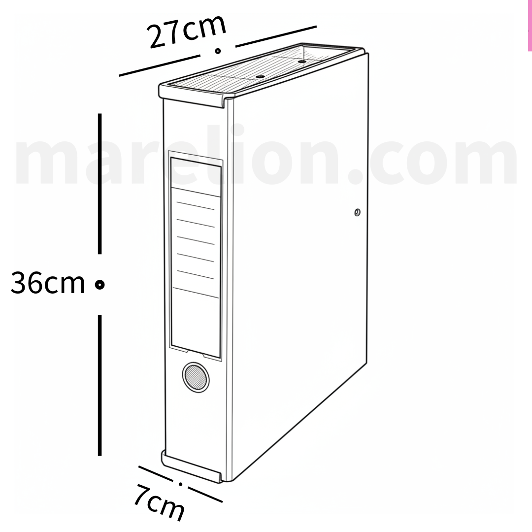Box File Foolscap with Clip H.Quality, 36.5x27cm - Κουτί Αρχειοθέτησης με Κλιπ Υψηλής Ποιότητας