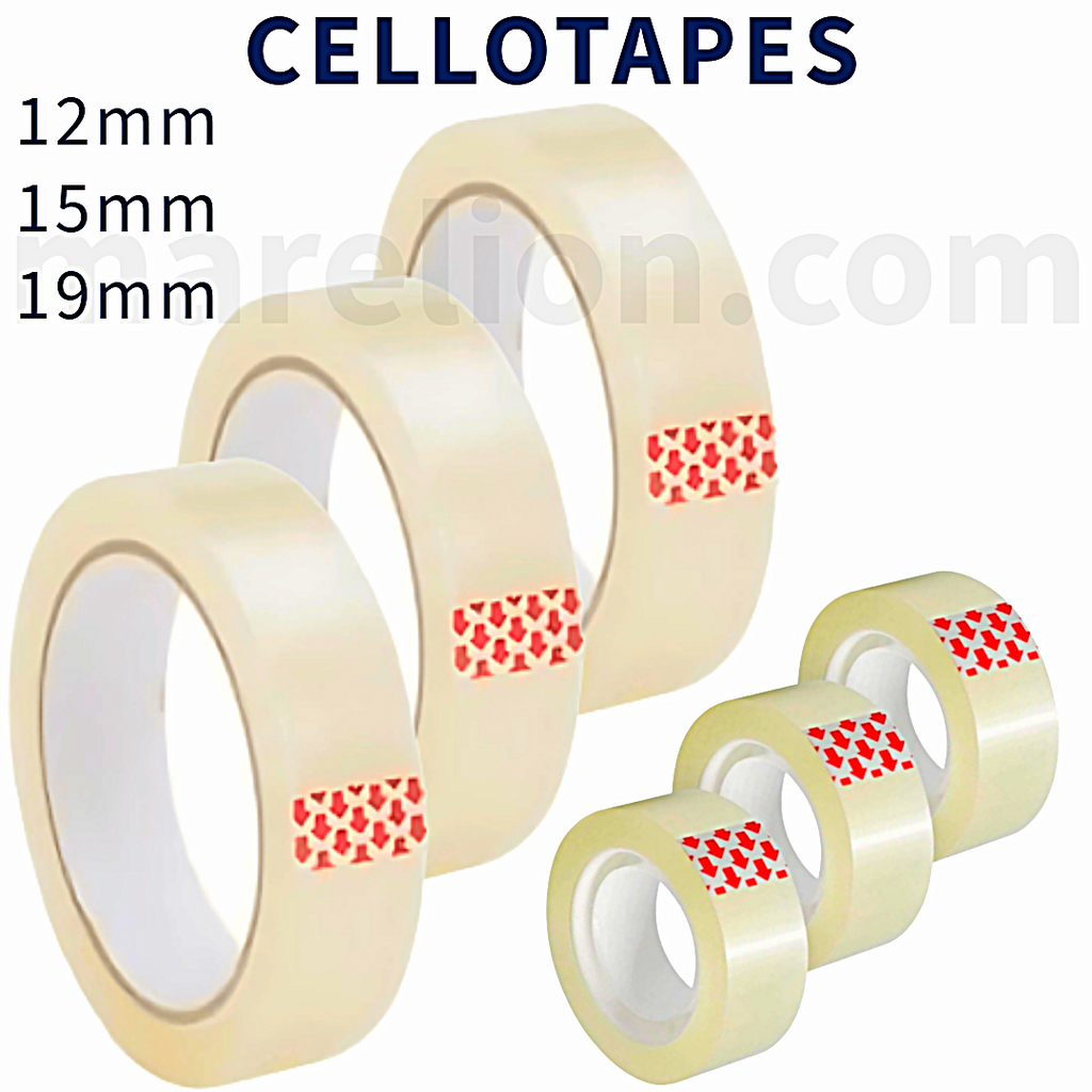 Ecophan Eurocel Cellotape 12mm / 15mm / 19mm x 33m & 66m - Σελοτέιπ Διαφανές για Μικρή & Μεγάλη Βάση