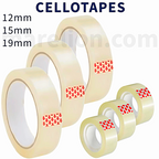 Ecophan Eurocel Cellotape 12mm / 15mm / 19mm x 33m & 66m - Σελοτέιπ Διαφανές για Μικρή & Μεγάλη Βάση