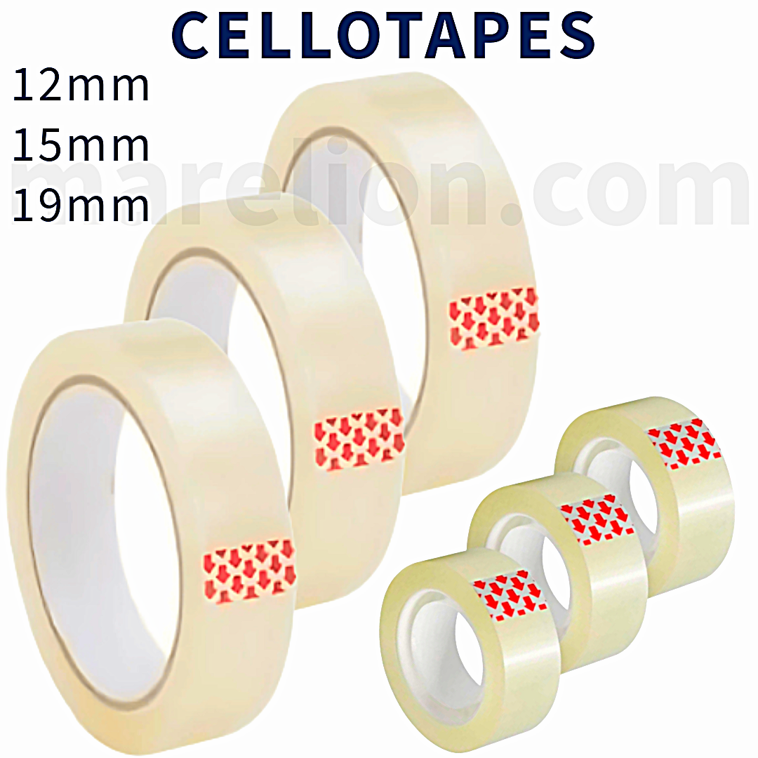Ecophan Eurocel Cellotape 12mm / 15mm / 19mm x 33m & 66m - Σελοτέιπ Διαφανές για Μικρή & Μεγάλη Βάση