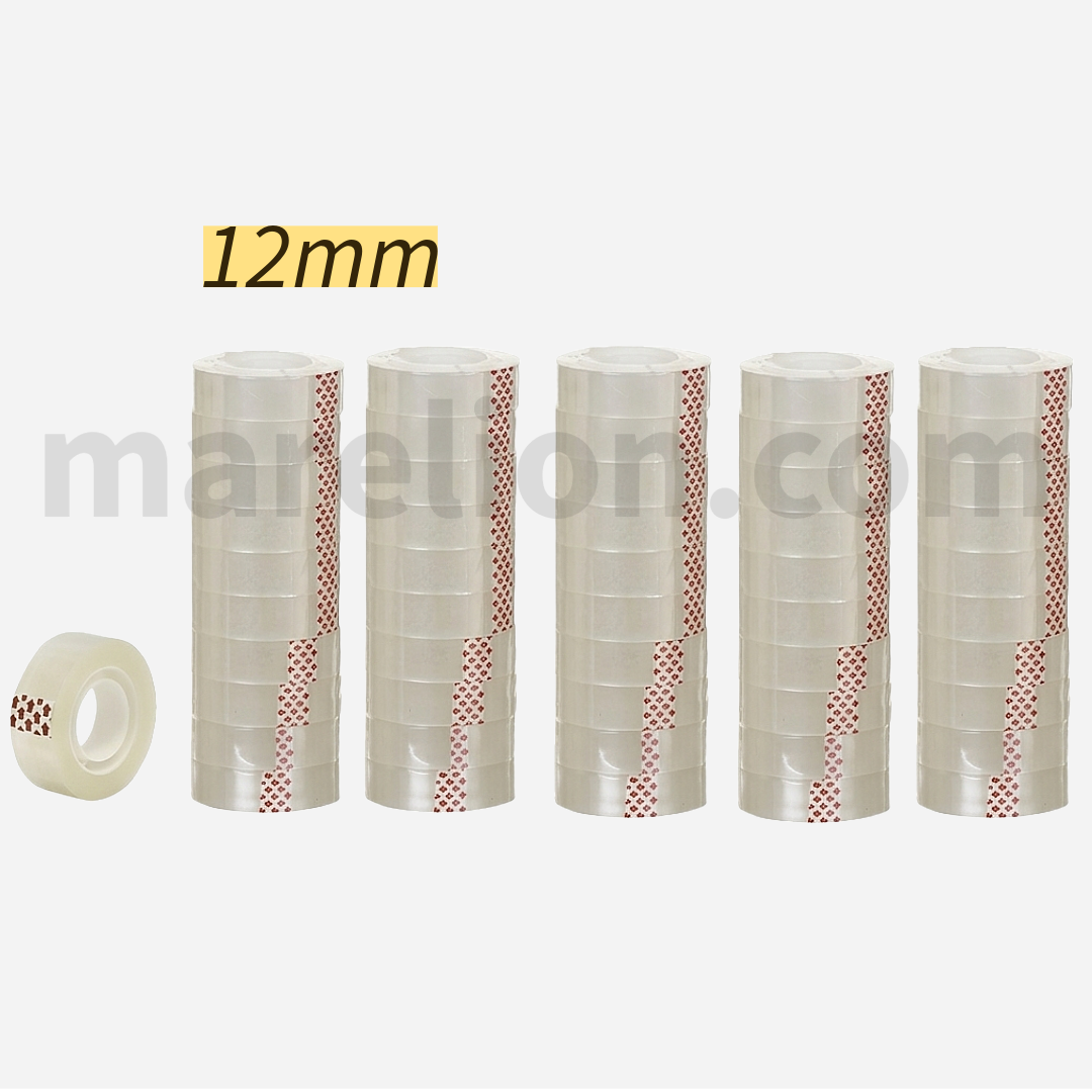 Spitfix Cellotape, 12mm & 15mm x 33m, PACK of 12 - Σελοτέιπ για Μικρή Βάση - ΧΟΝΔΡΙΚΗ ΠΩΛΗΣΗ