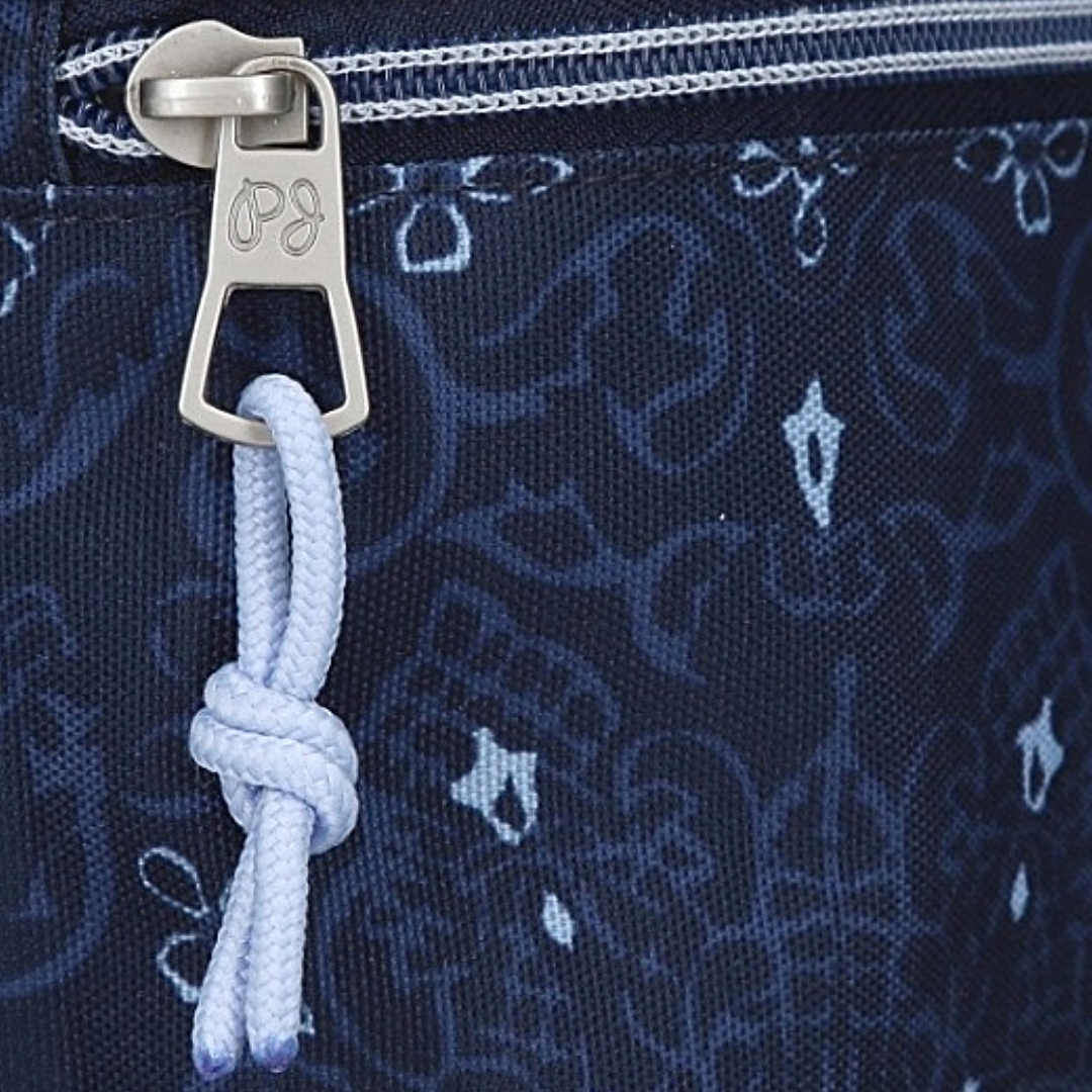 Pepe Jeans Lenay Marine Trolley Backpack, Detachable Wheels - Σχολικό Σακίδιο με Αποσπώμενες Ρόδες
