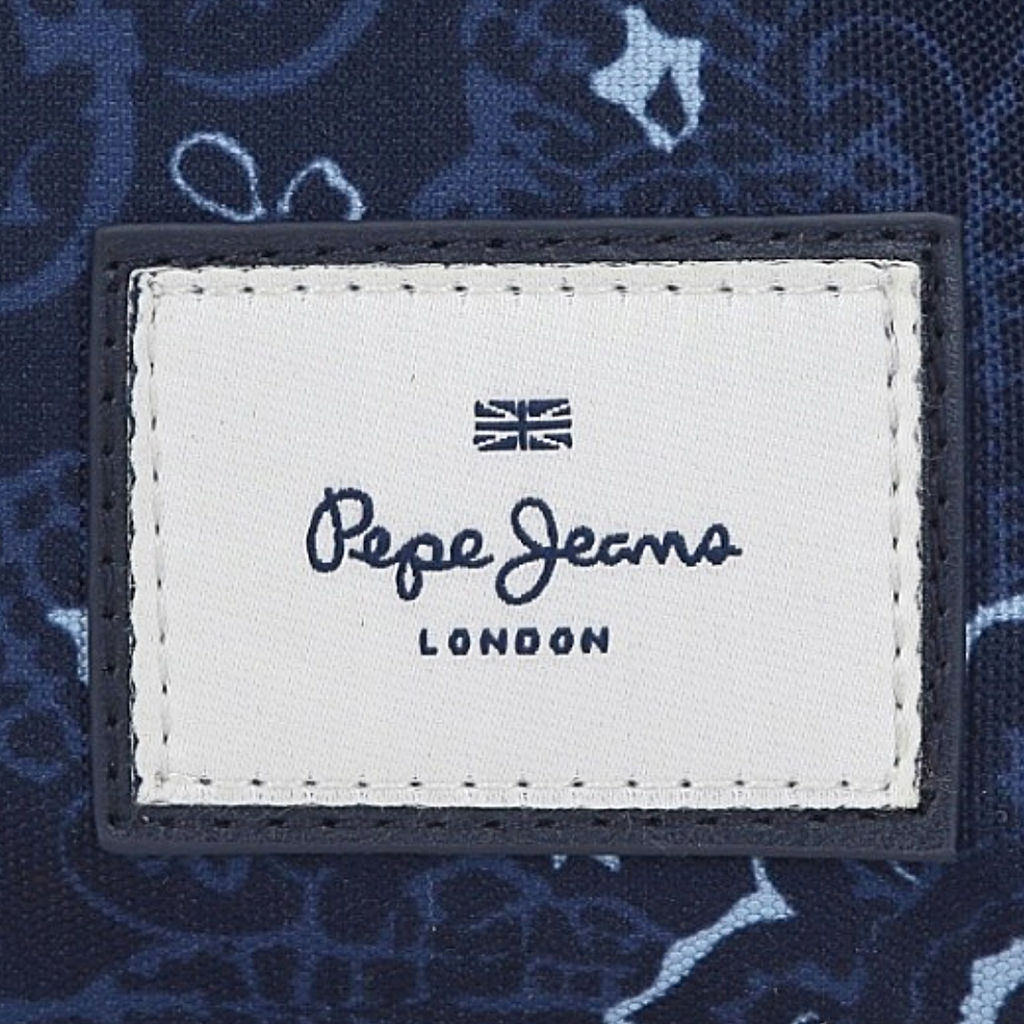 Pepe Jeans Lenay Marine Trolley Backpack, Detachable Wheels - Σχολικό Σακίδιο με Αποσπώμενες Ρόδες