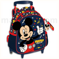 Must Disney Mickey Trolley School Bag 2 Pockets - Σχολική Τσάντα Τρόλεϊ Νηπίου
