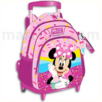 Must Trolley School Bag Minnie 2 Compartments Toddler - Σχολική Τσάντα Τρολέι Νηπίου 2 Θήκες