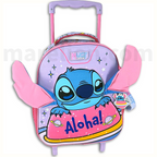 Must Trolley School Bag Stitch Aloha 2 Compartments - Σχολική Τσάντα Τρολέι Νηπίου 2 Θήκες