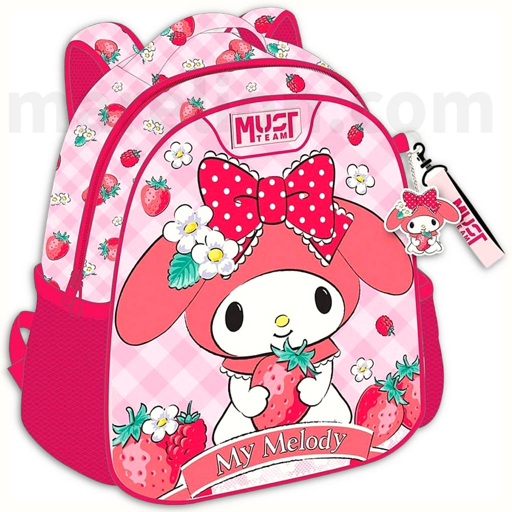 Must Backpack My Melody 2 Compartments - Σχολική Τσάντα Πλάτης 2 Θήκες