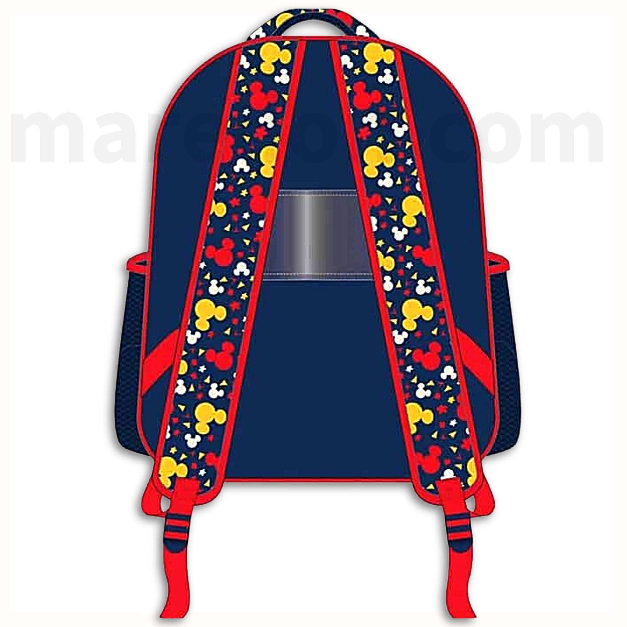 Must Backpack Mickey Mouse 2 Compartments - Σχολική Τσάντα Πλάτης 2 Θήκες