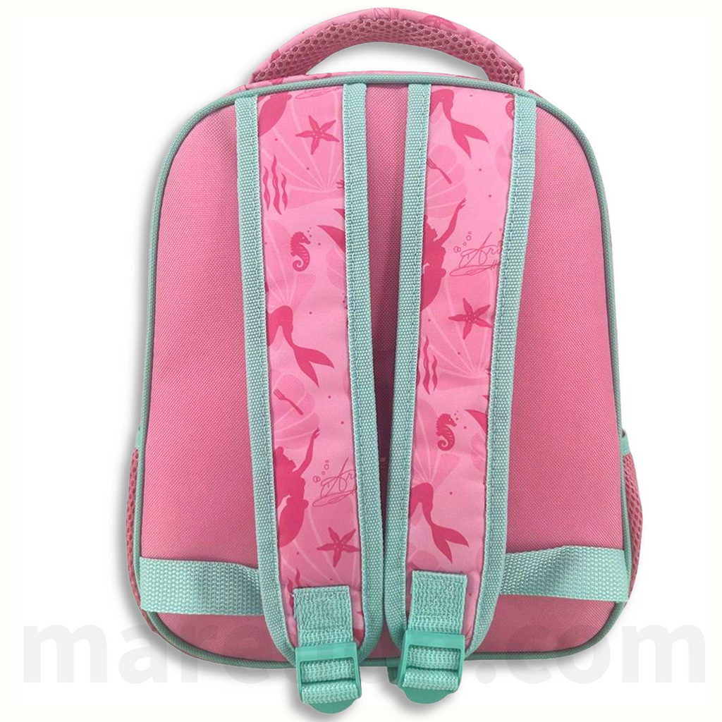 Must Backpack Disney Ariel 2 Compartments - Σχολική Τσάντα Πλάτης 2 Θήκες Νηπιαγωγείο