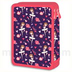 Must Pencil Case Love Ballet 2 Zip Full - Σχολική Κασετίνα Διπλή Γεμάτη 2 Φερμουάρ