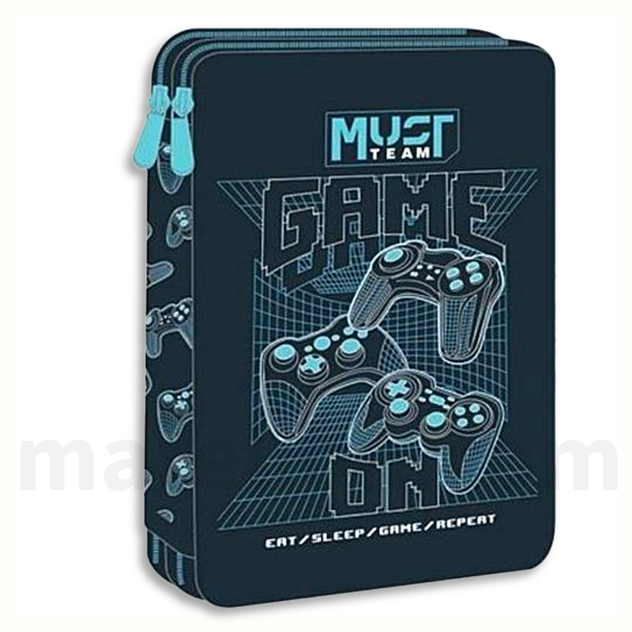 Pencil Case Let's Play Full 2 Zips Must Pencil Case 2 Zip Gamer Double Full Pencil Case