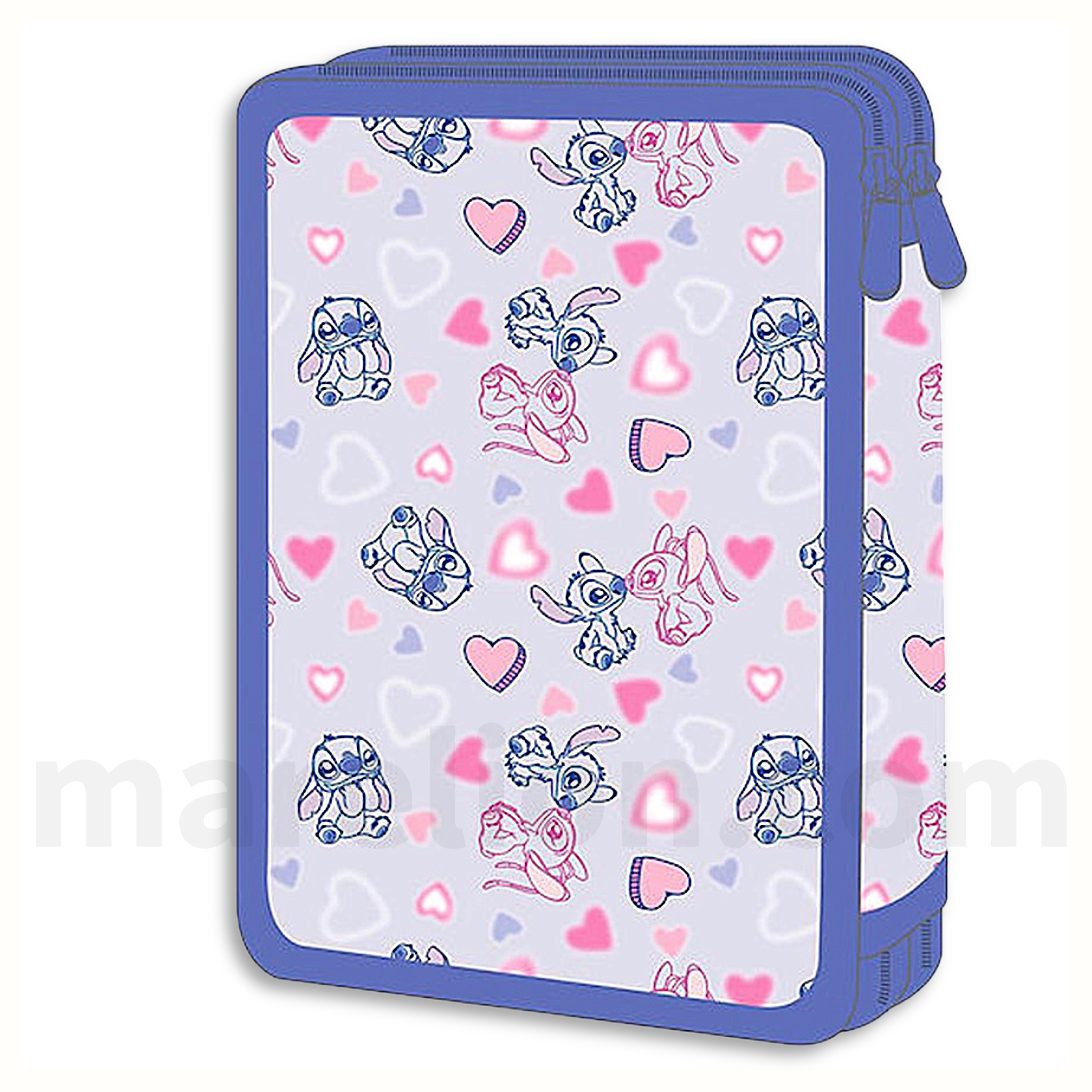 Filled Pencil Case 2 Zips Butterfly Must Pencil Case Double Filled