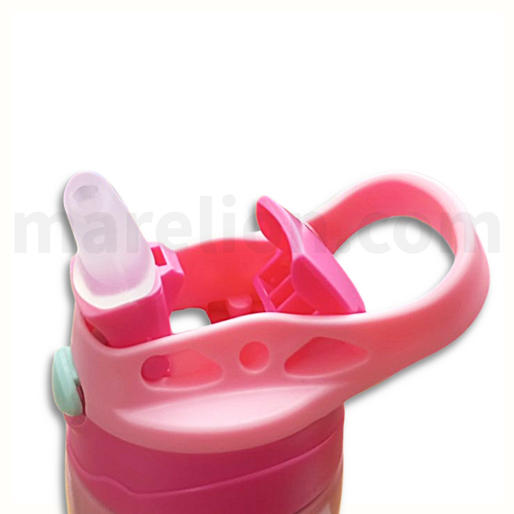 Must Stainless Steel Kids Vacuum 400ml with Straw - Kids Stainless Steel Thermos 4 Designs