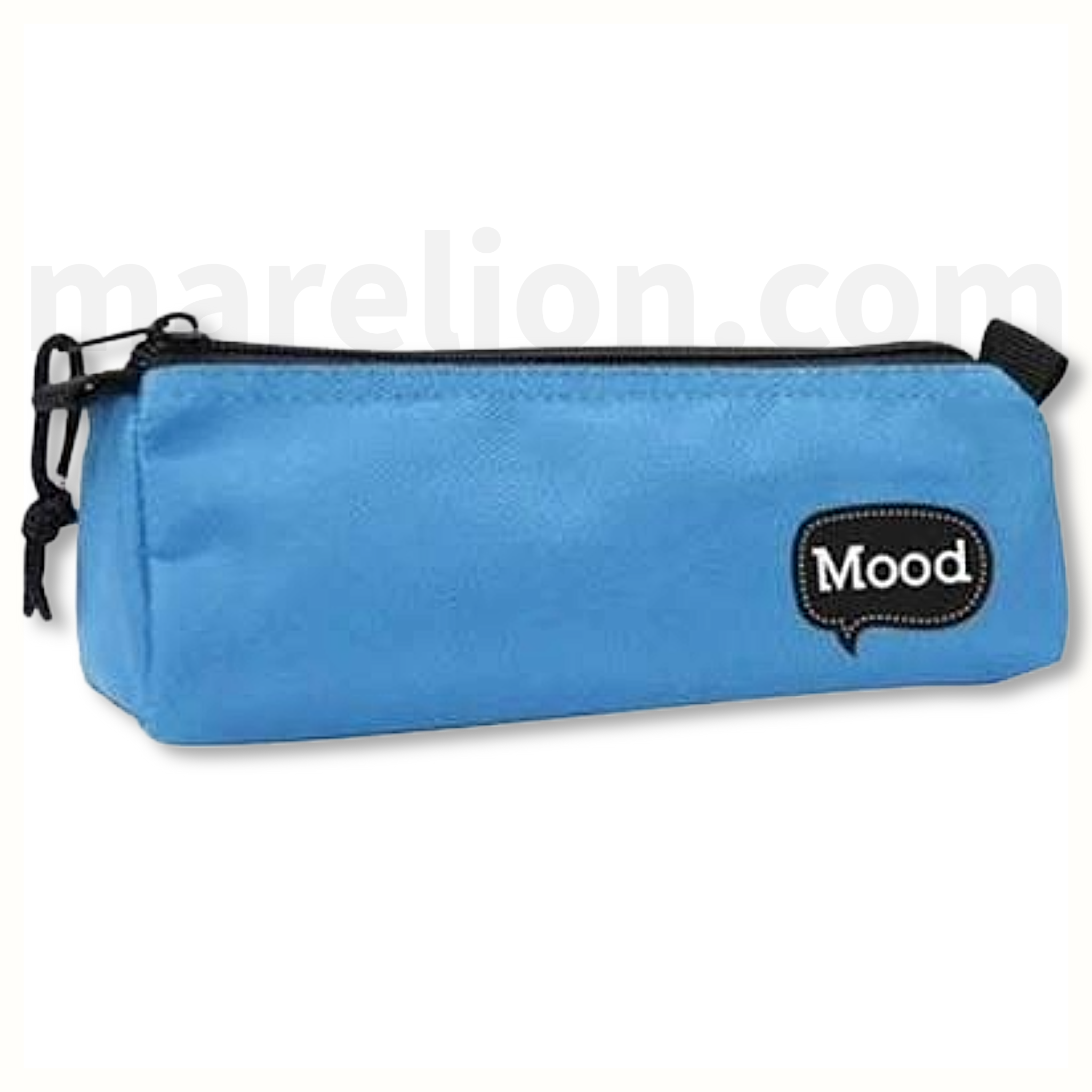 Mood Chrome Pencil Case Light Blue 1 Compartment 21x7x7cm - Κασετίνα Βαρελάκι Γαλάζια 1 Θήκη