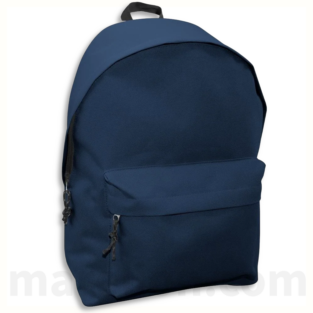 Mood Backpack Omega Dark Blue 32x42x16cm - Τσάντα Πλάτης Σκούρο Μπλε