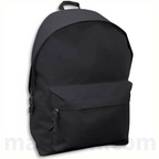 Mood Backpack Omega Black 32x42x16cm - Τσάντα Πλάτης Μαύρο