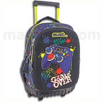 Σχολική Τσάντα Τρόλεϊ Δημοτικού Press Start 3 Θήκες Must Trolley Bag Gamer