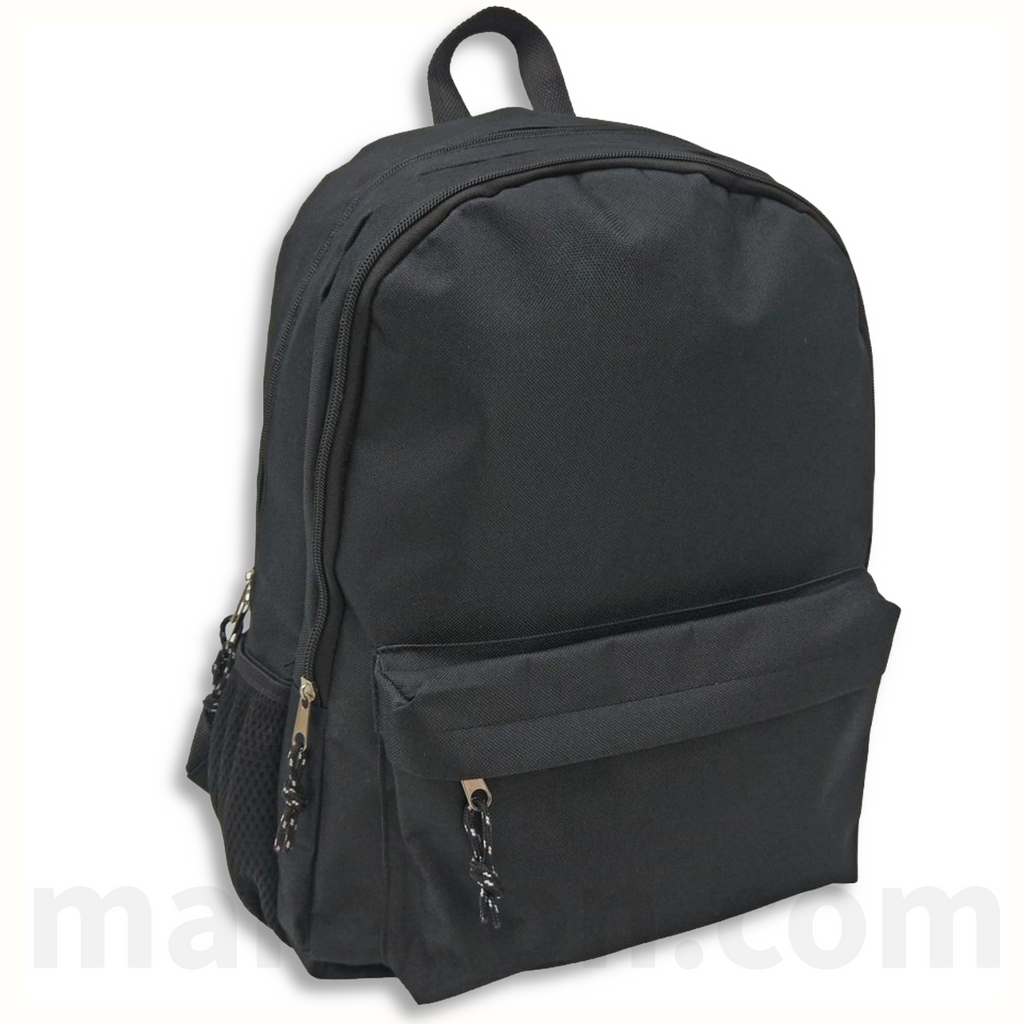 Mood Backpack Omega Double Black 2 Cases 32x42x16cm - Τσάντα Πλάτης 2 Θήκες
