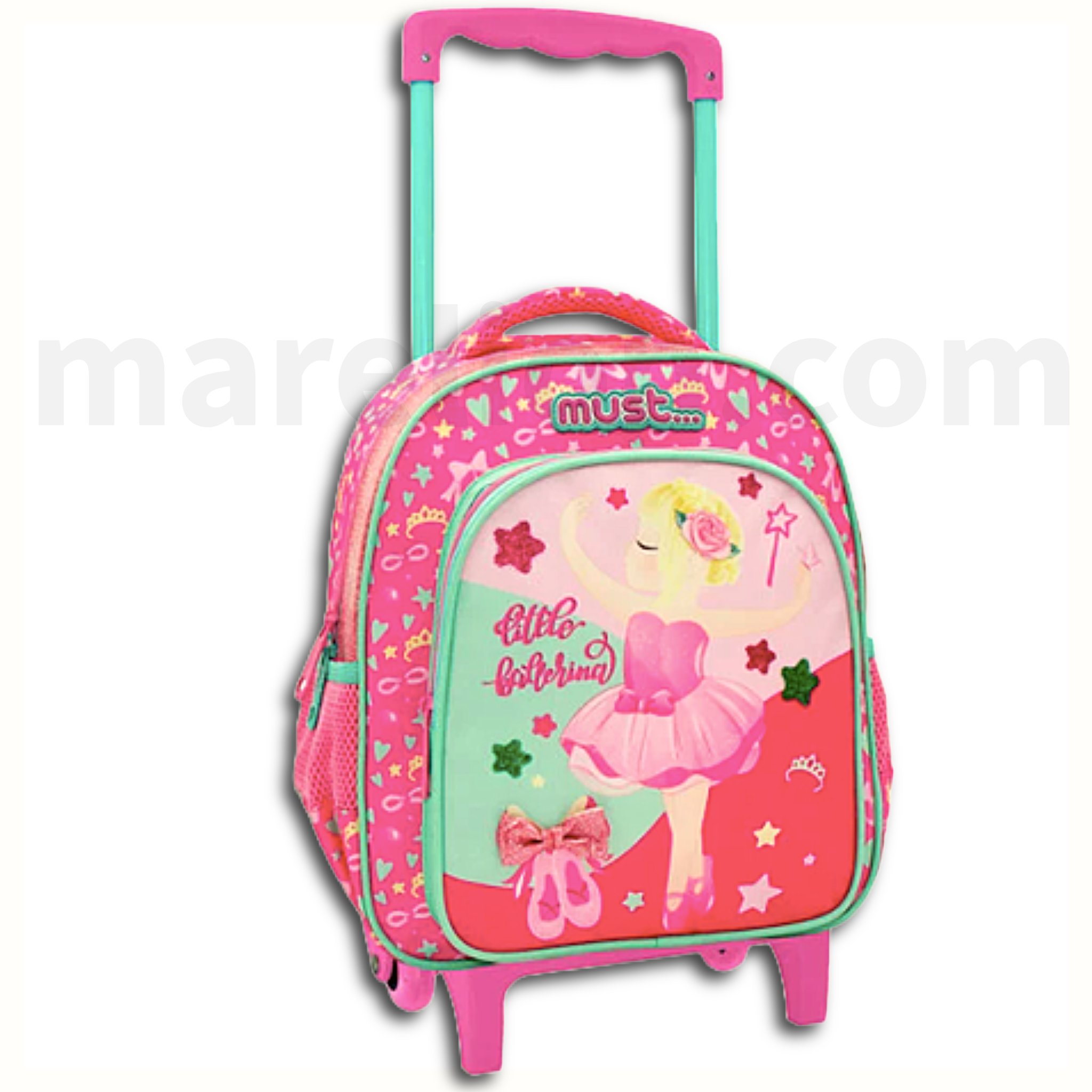 Little Ballerina Must Trolley Bag 2 Compartments - Σχολική Τσάντα Τρολέι Νηπίου