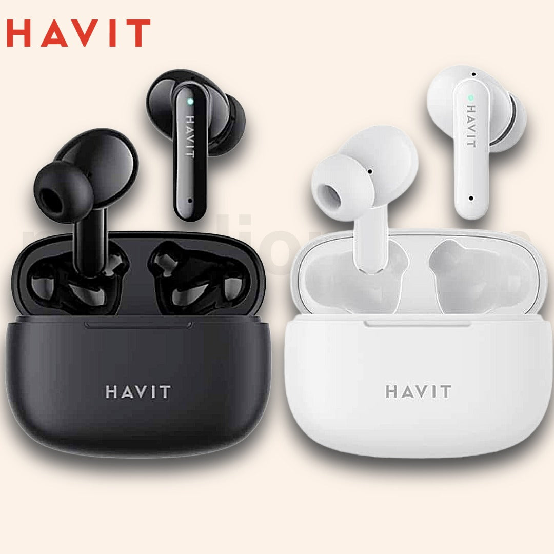 Havit TW967 Pro Wireless Bluetooth Earbuds Black / White - Ασύρματα Ακουστικά