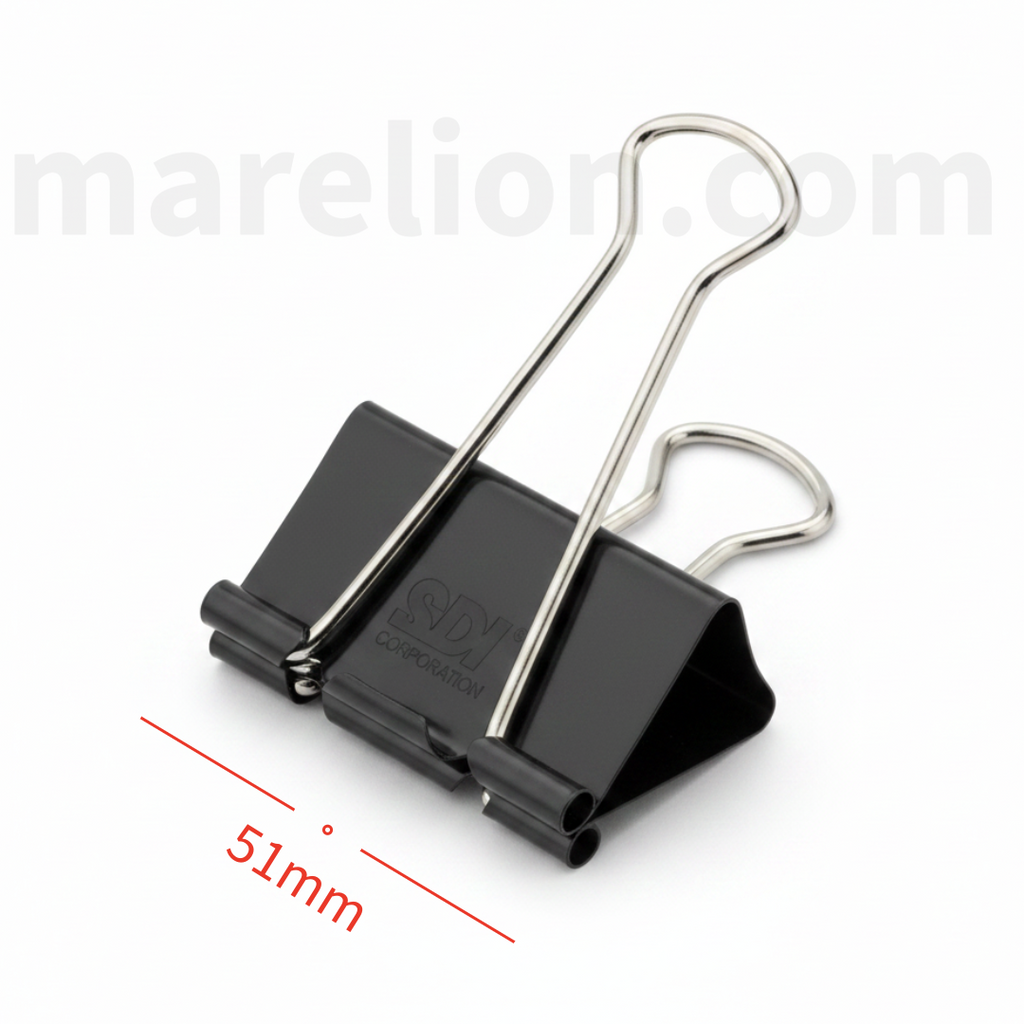 Μεταλλικά Κλιπς Πιάστρες Pack of 12pcs , 51mm SDI BINDER CLIPS
