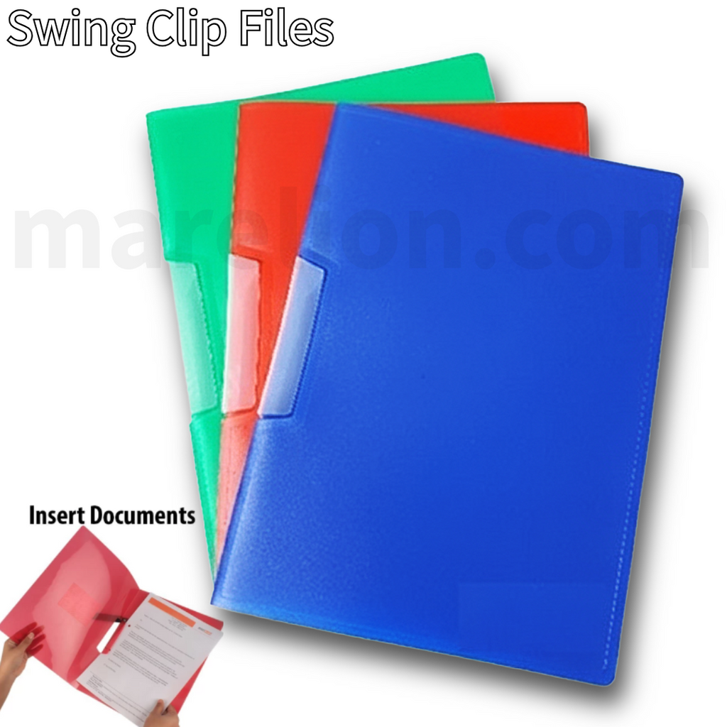 Swing Clip File A4 30 Sheets storage capacity - Ντοσιέ με Κλιπ A4