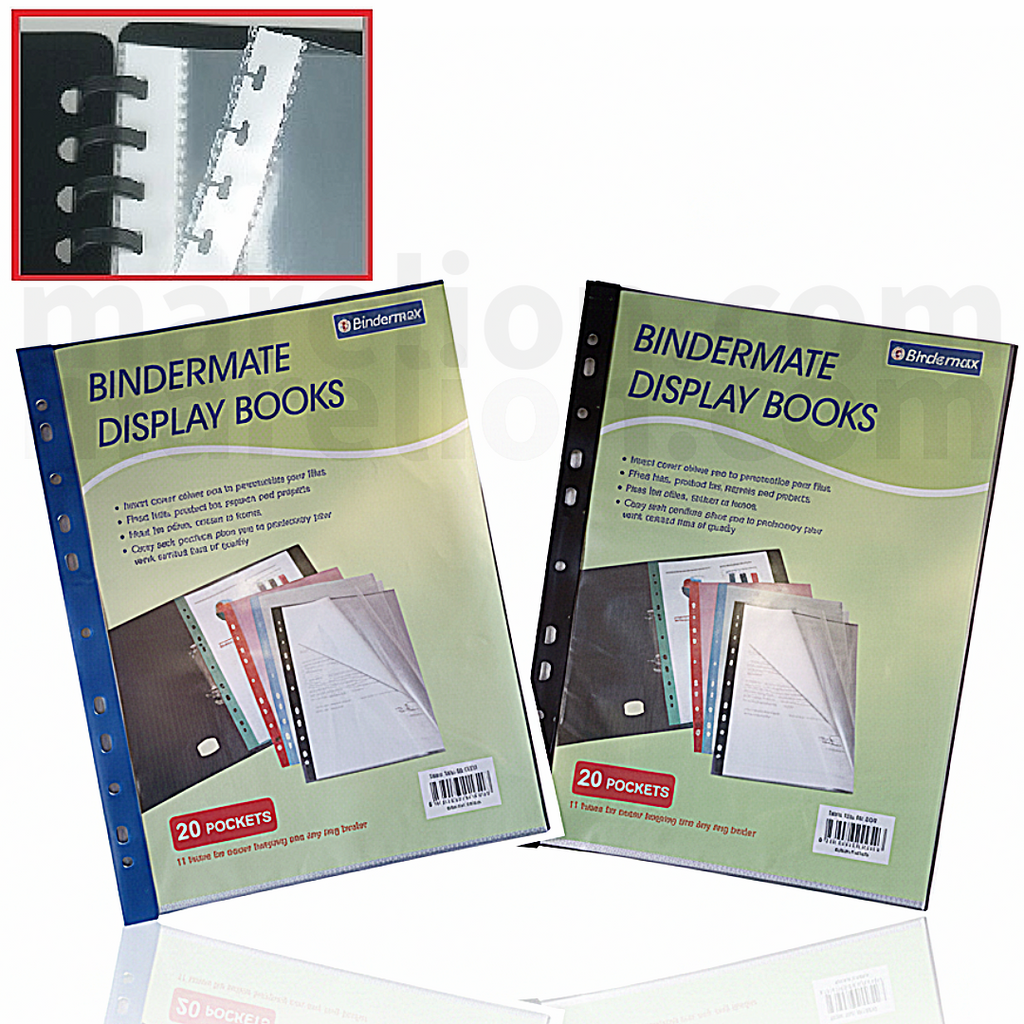 BINDER Display Book - Clear Book Refills A4, 20 Pockets - Ανταλλακτικά Διαφάνειες Φάιλ με Τρύπες