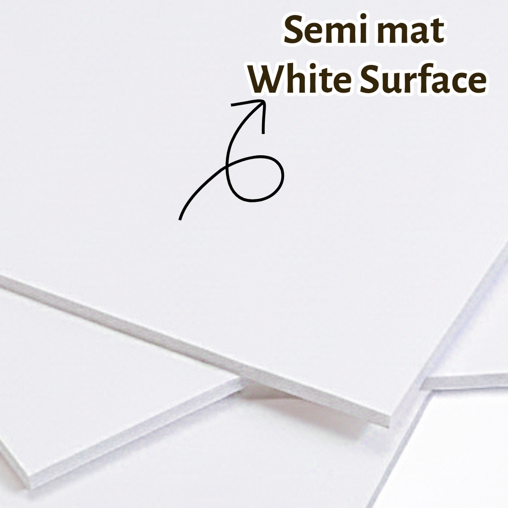 Foam Board White 3mm thickness - Αφρώδης Πλάκα Λευκή 3mm