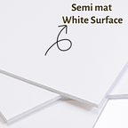 Foam Board White 3mm thickness - Αφρώδης Πλάκα Λευκή 3mm