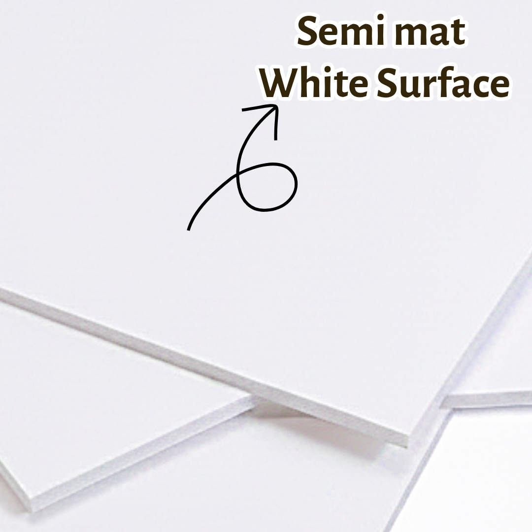 Foam Board White 3mm thickness - Αφρώδης Πλάκα Λευκή 3mm
