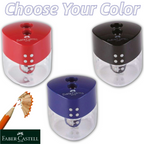 Ξύστρα Faber Castell Grip double hole Pencil sharpener 3 Χρώματα