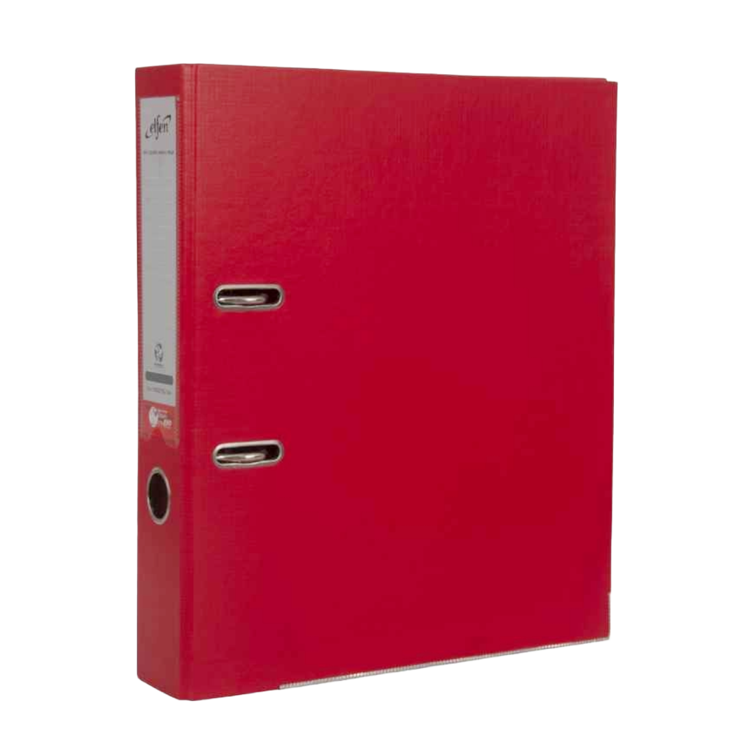 Elfen Lever Arch File FOOLSCAP 75mm 8 Colors Super Strong Plastic - (Φαρδύ) Κλασέρ Πλαστικό - BOX FILE - ΧΟΝΔΡΙΚΗ ΠΩΛΗΣΗ