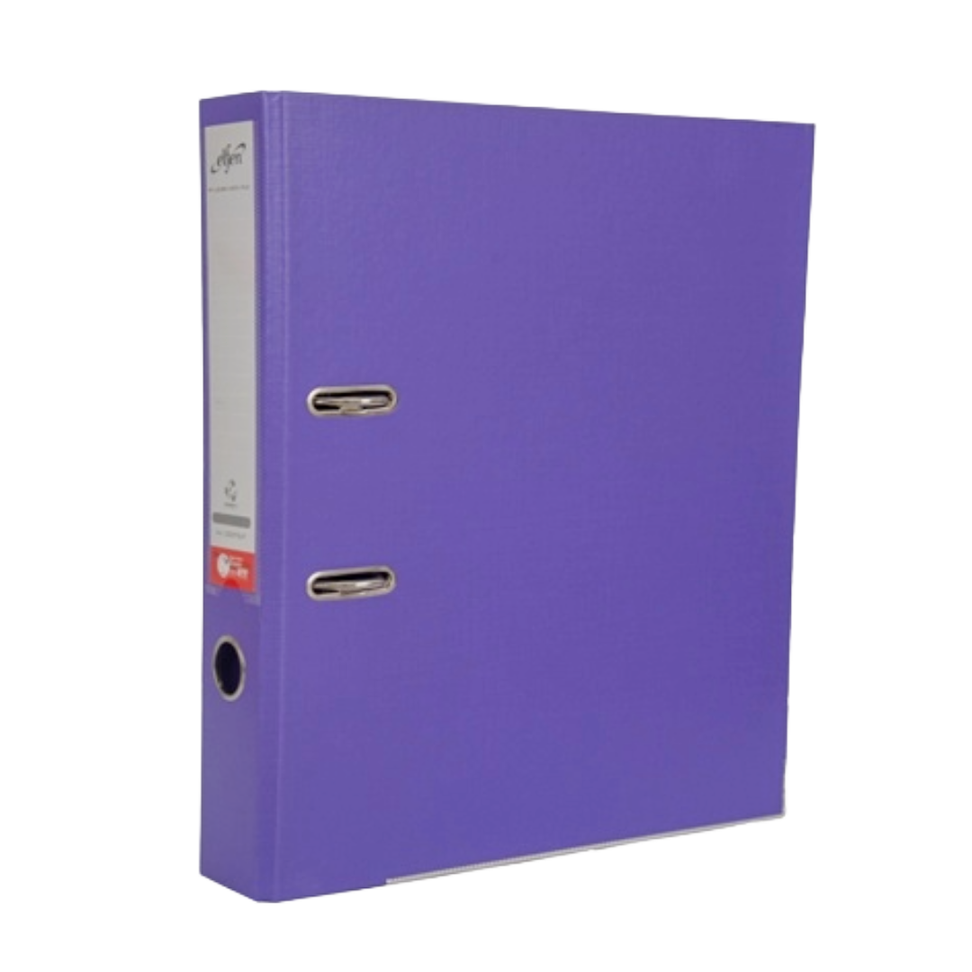 Elfen Lever Arch File FOOLSCAP 75mm 8 Colors Super Strong Plastic - (Φαρδύ) Κλασέρ Πλαστικό - BOX FILE - ΧΟΝΔΡΙΚΗ ΠΩΛΗΣΗ